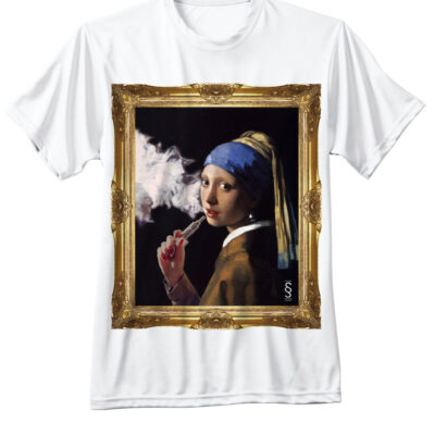 Tshirt Svapautore orecchino di perla