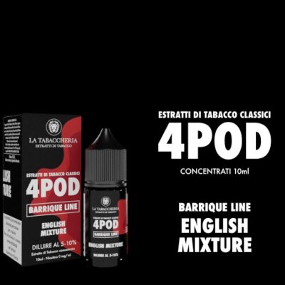 Aroma Tabaccheria 4pod English Mixture (10 ml)