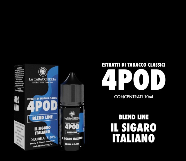 Aroma Tabaccheria 4pod Sigaro Italiano (10 ml)