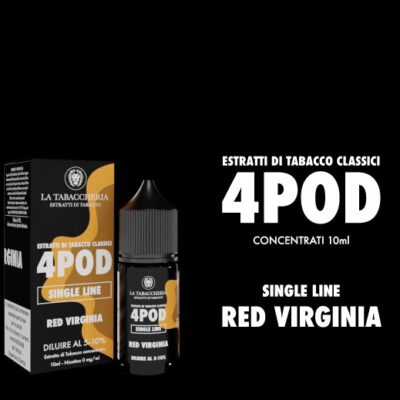 Aroma Tabaccheria 4pod Red Virginia  (10 ml)